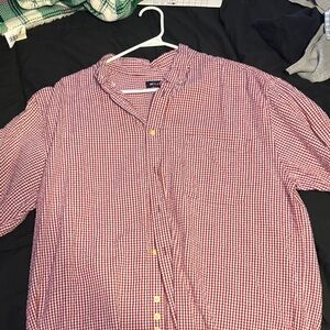Classic Red Checkered Men's Shirt